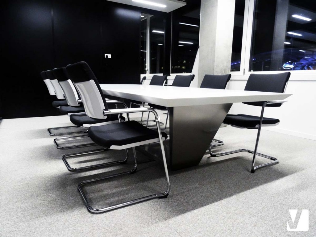 Table de réunion - Mobilier de bureau en Solid Surface V-korr